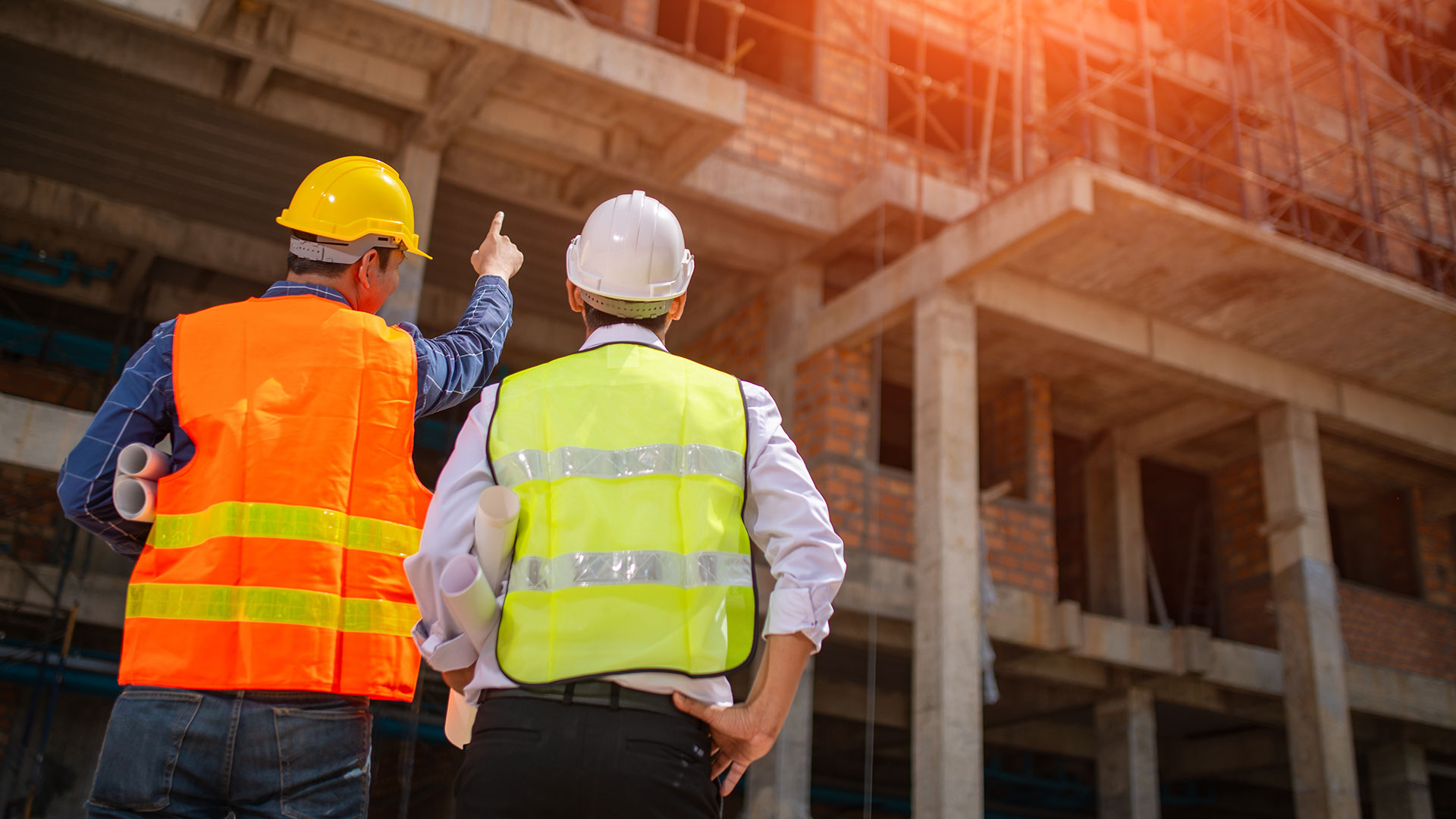 Contractors at a jobsite