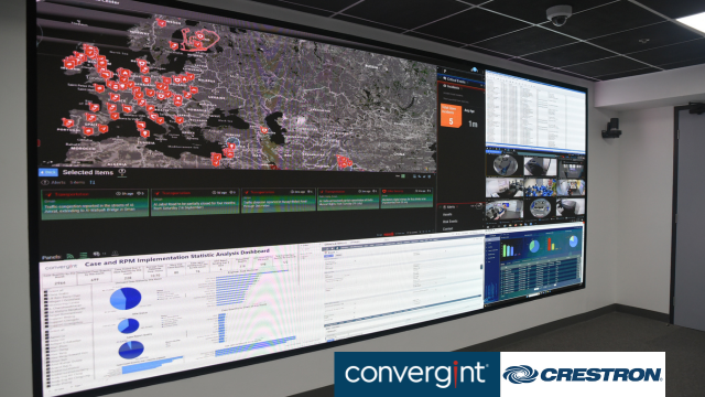AV hub showing map, graphs and data