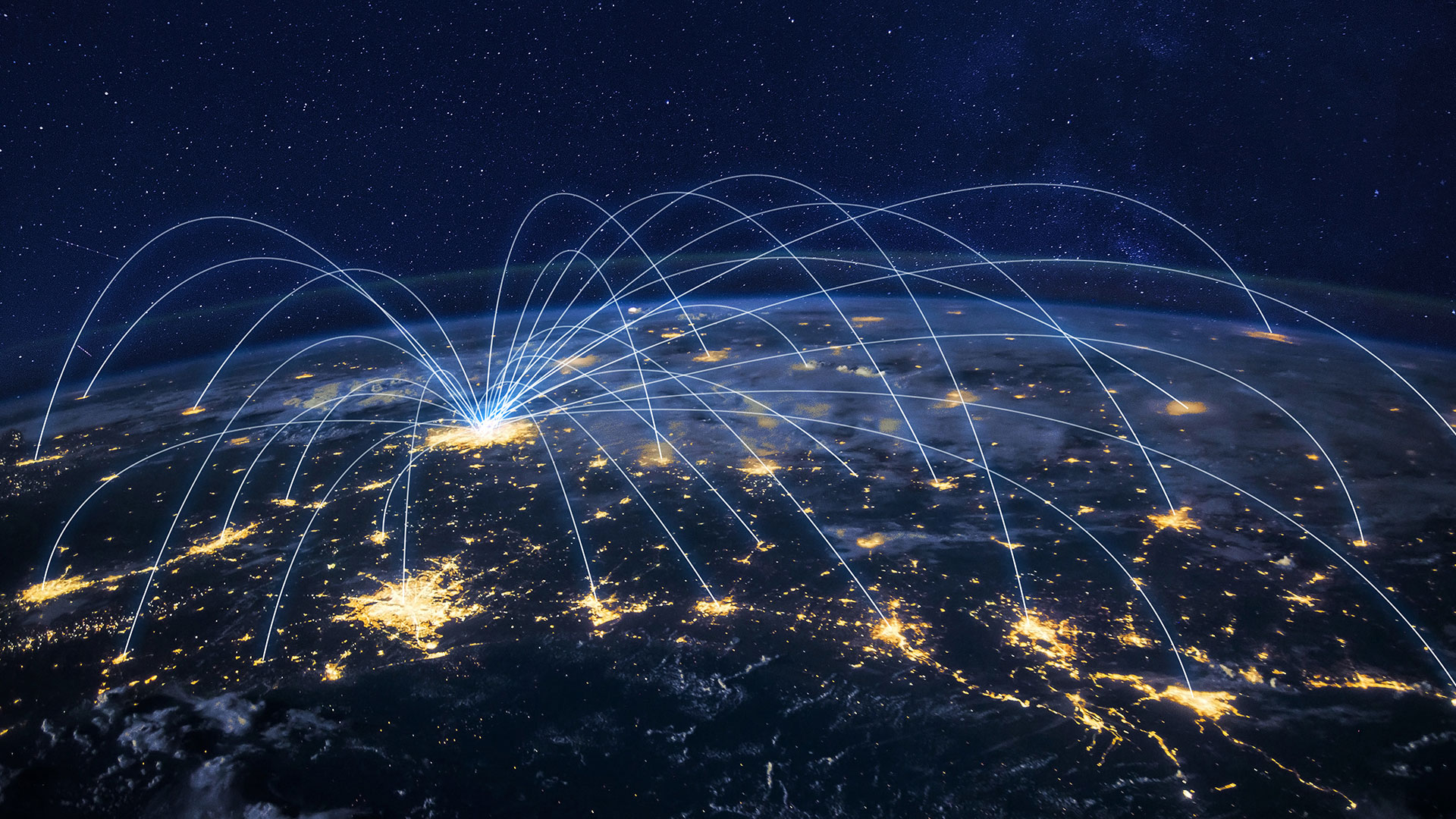 Abstract distribution graphic