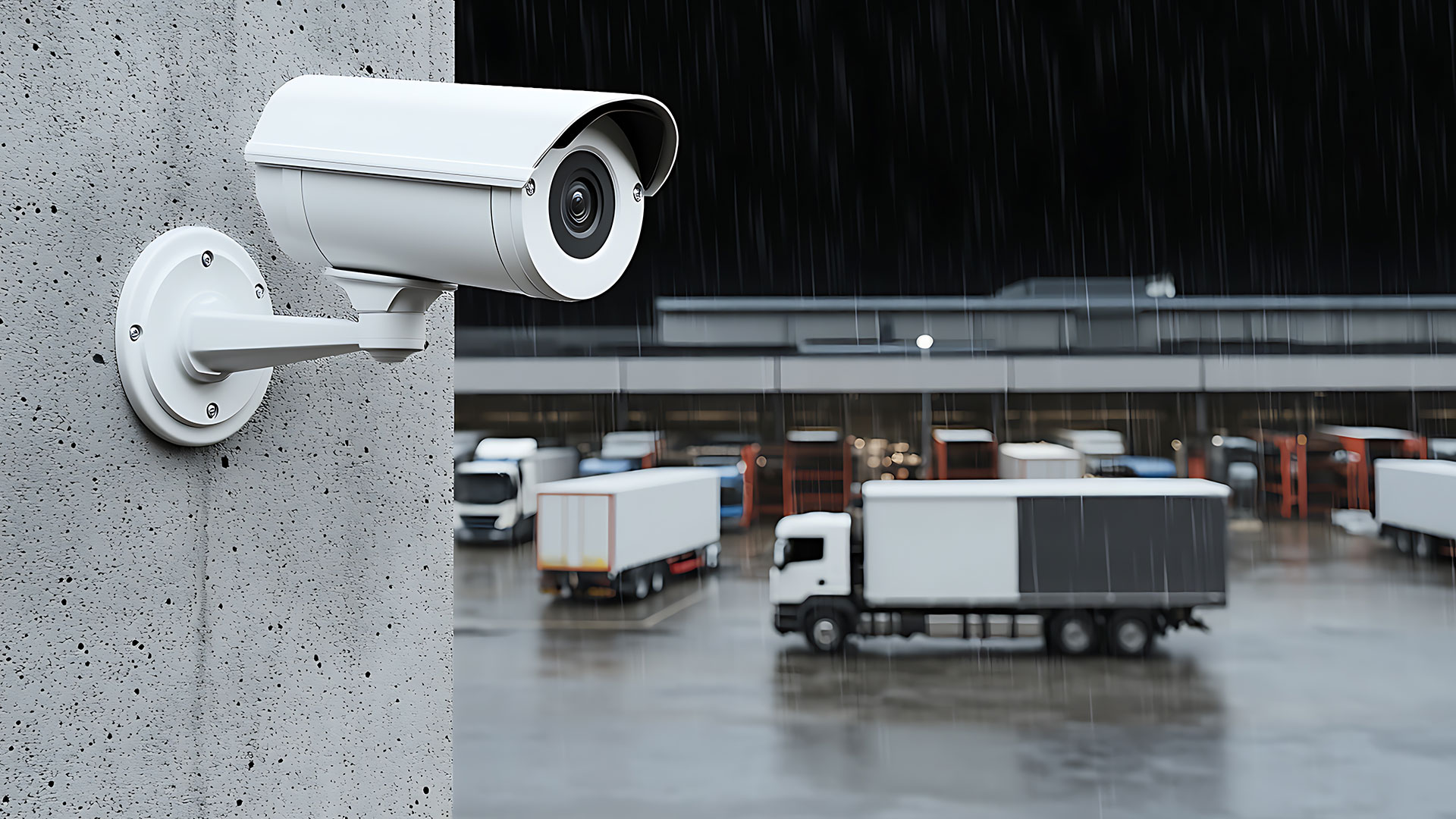 Surveillance monitoring at truck yard