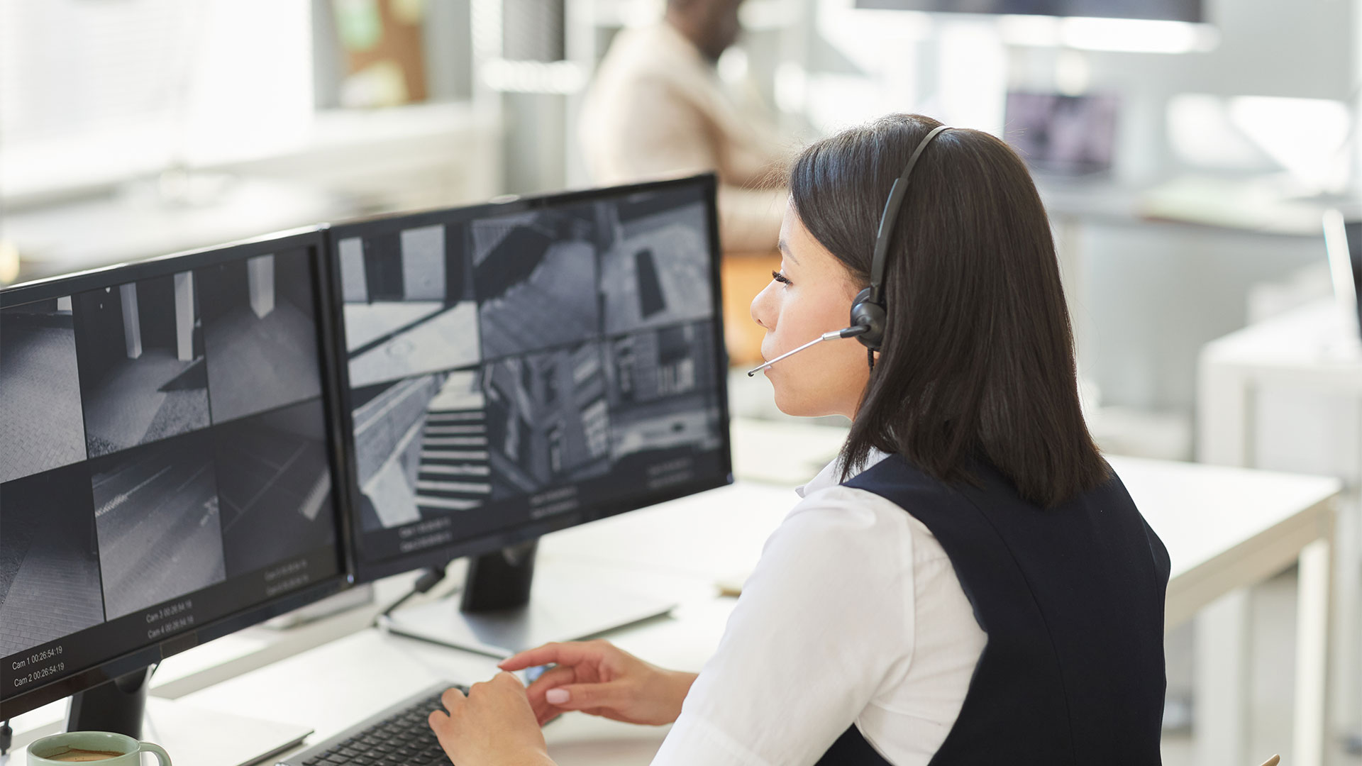 Remote surveillance monitoring