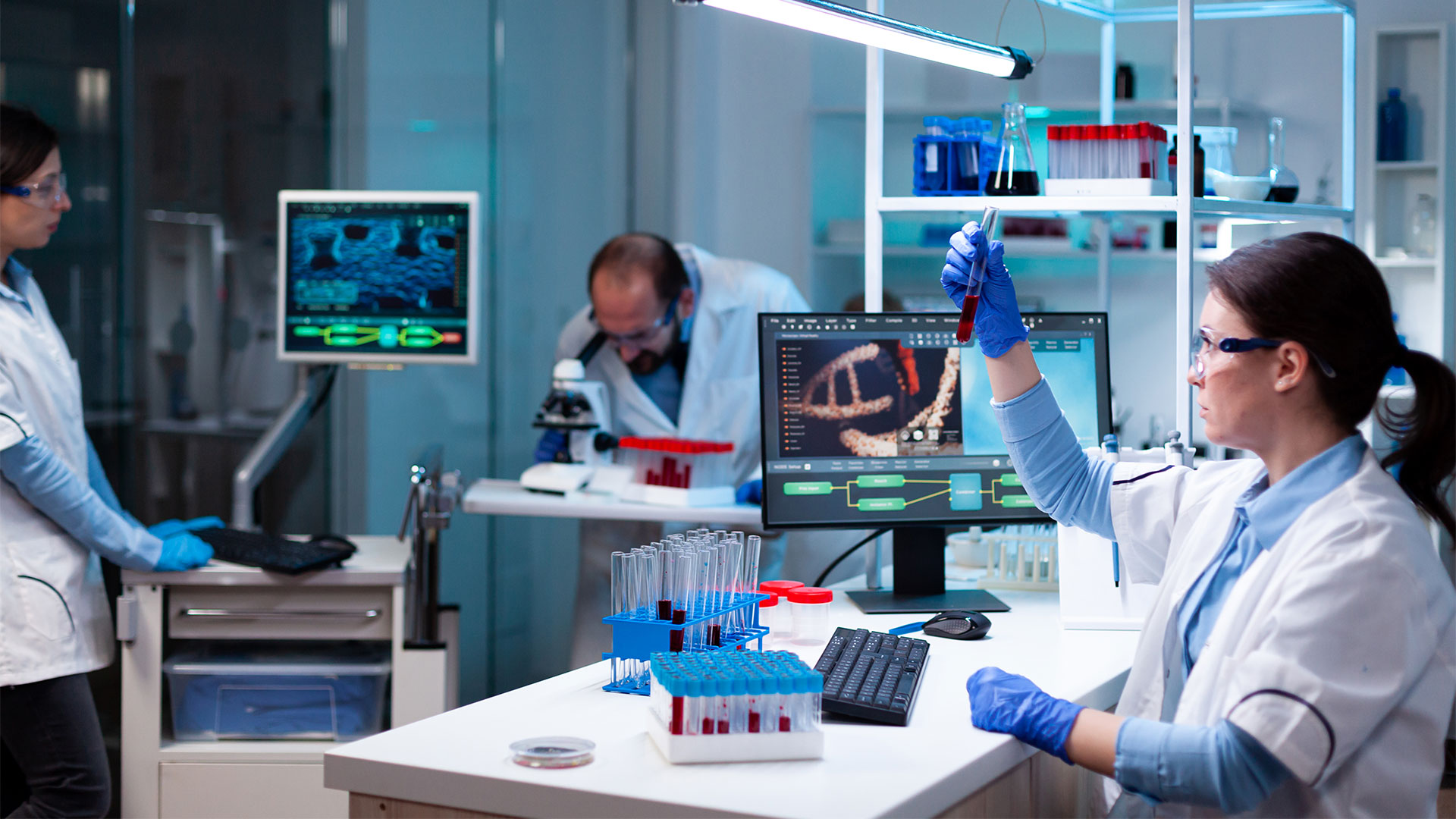 research scientists in a lab