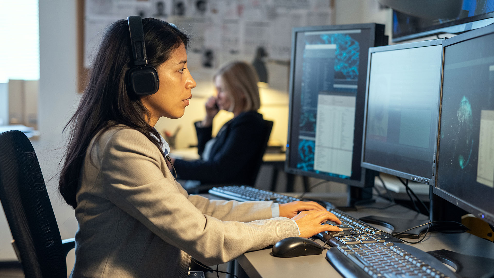 Command center surveillance